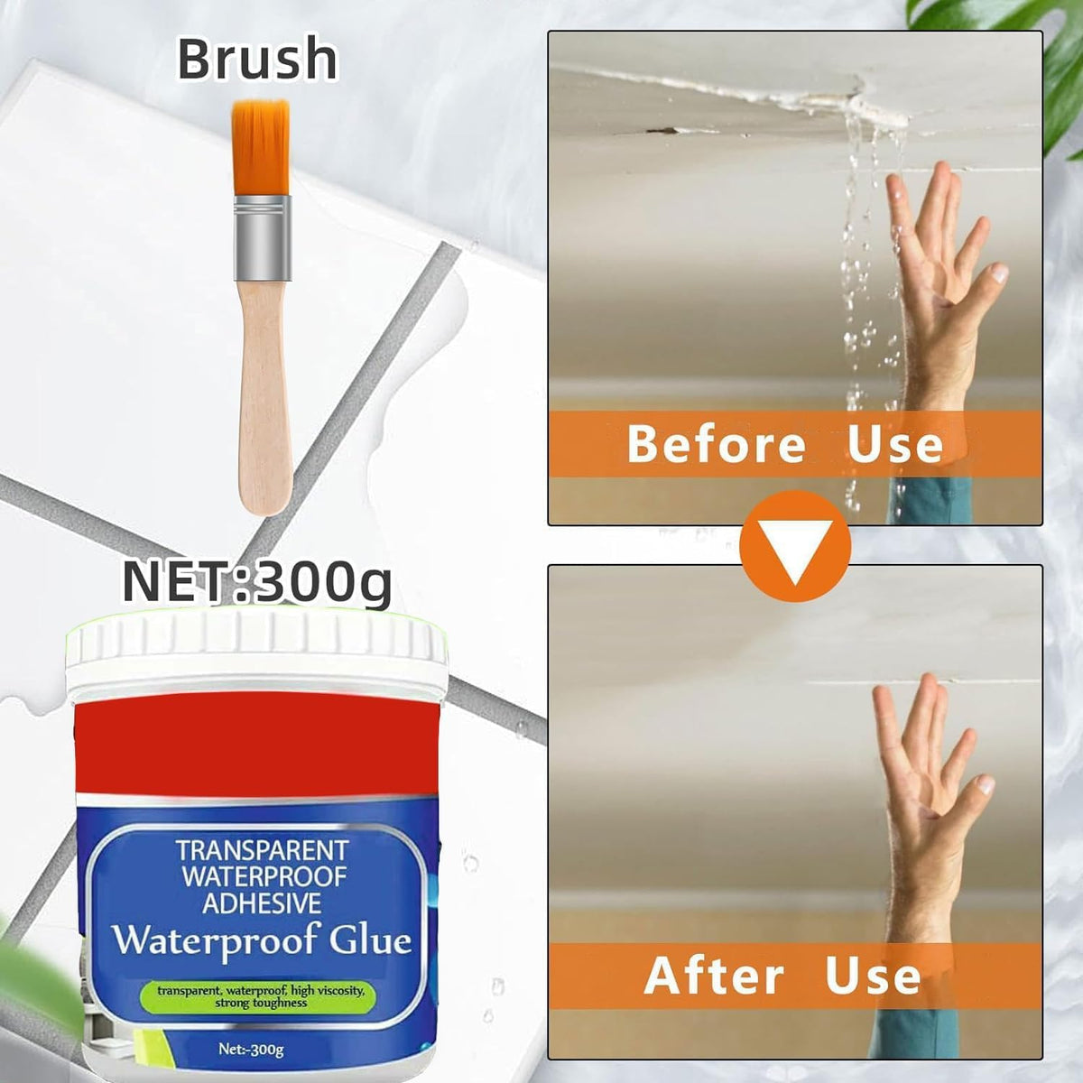 Waterproof Glue (Pack of 2)