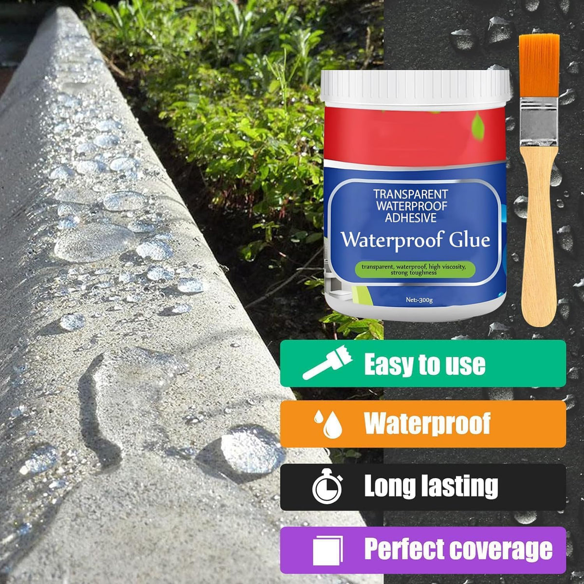 Waterproof Glue (Pack of 2)