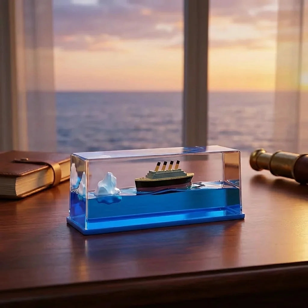 Car Dashboard Unsinkable Cruise Ship