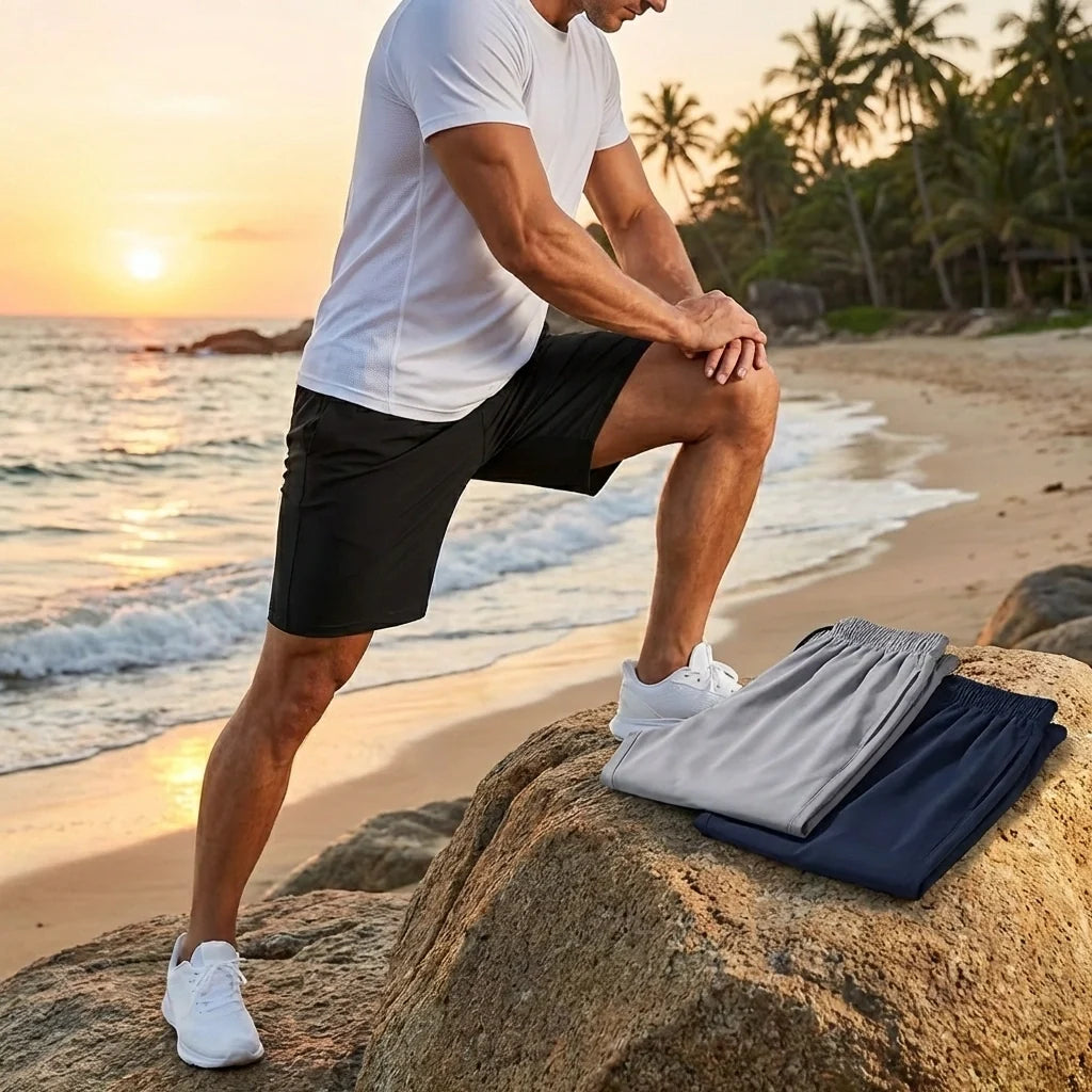 Combo of 3 Men's Stretchable Cotton Shorts