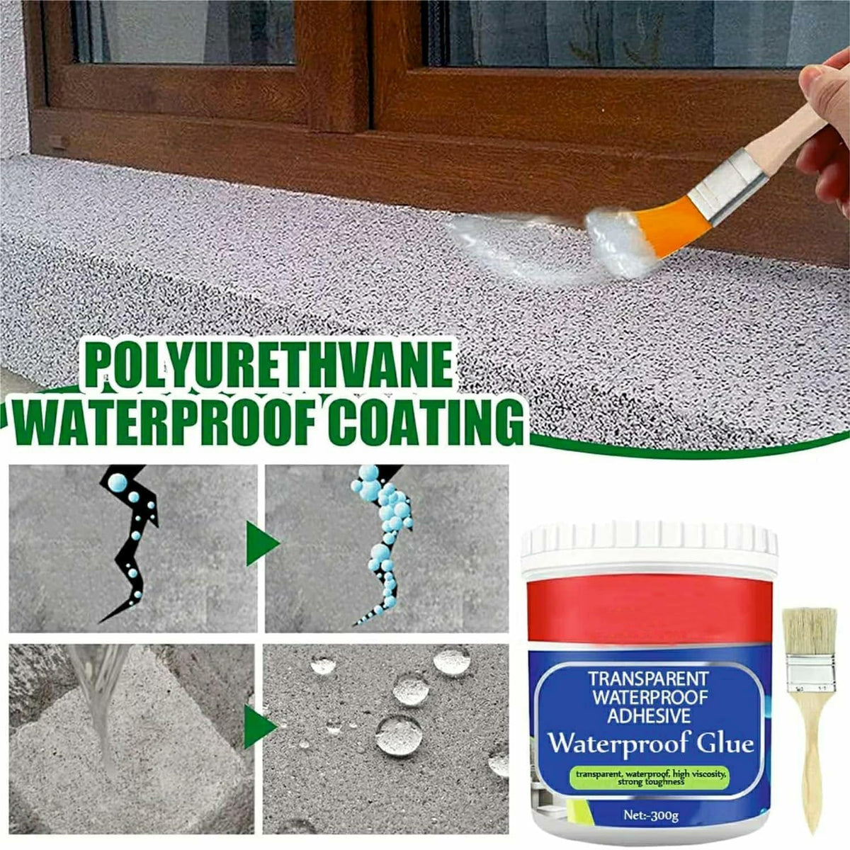 Waterproof Glue (Pack of 2)