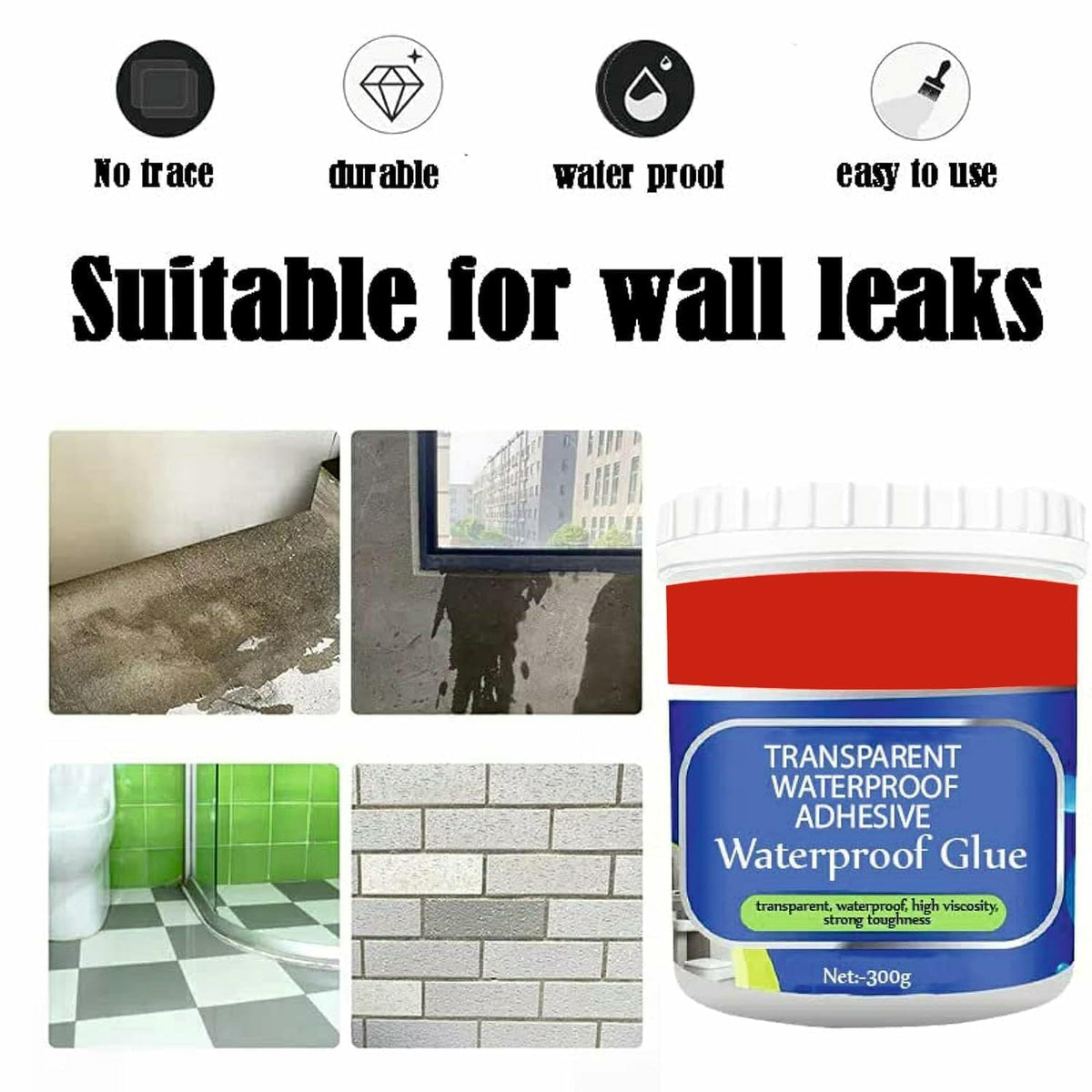 Waterproof Glue (Pack of 2)
