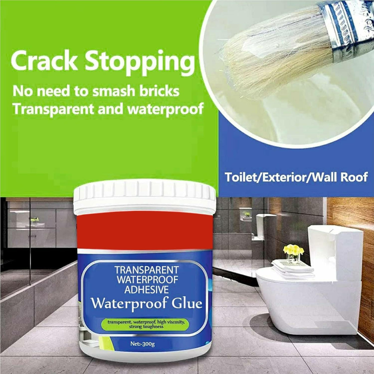 Waterproof Glue (Pack of 2)