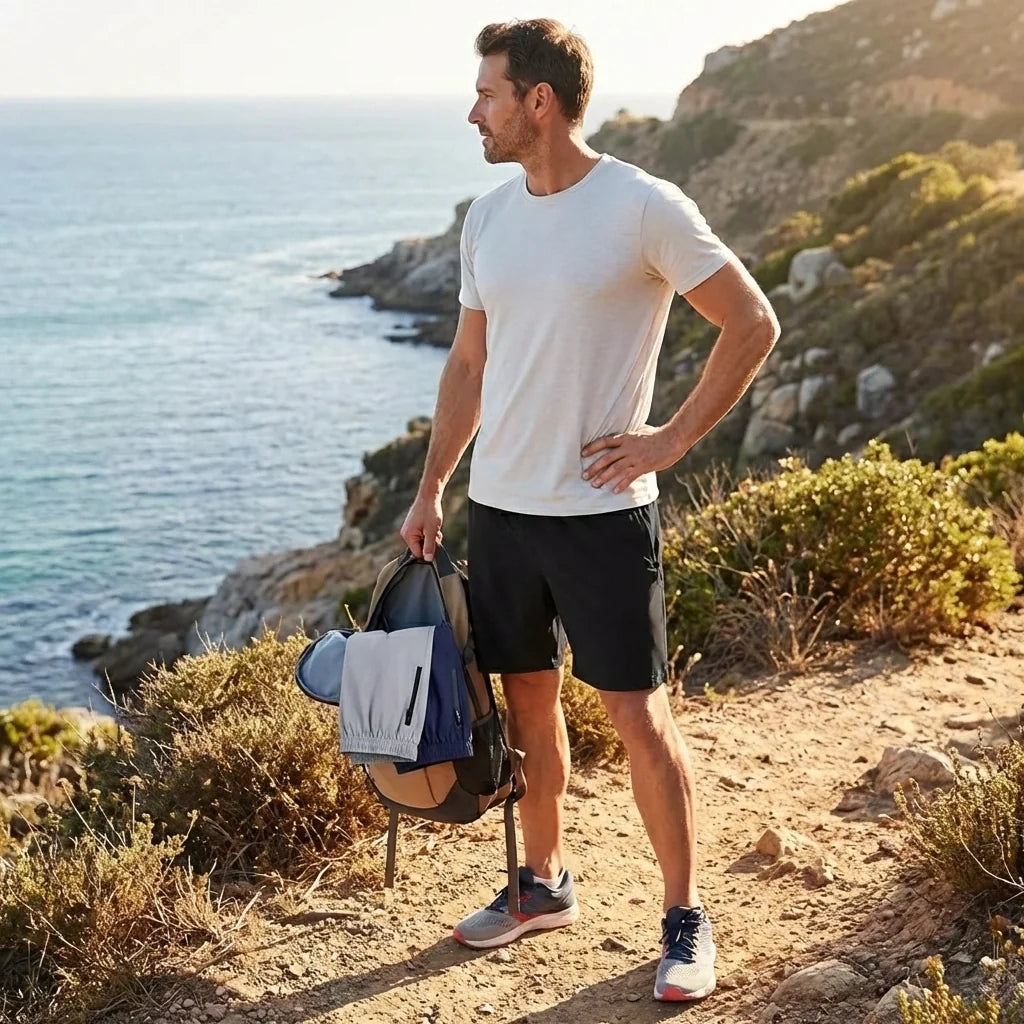 Combo of 3 Men's Stretchable Cotton Shorts