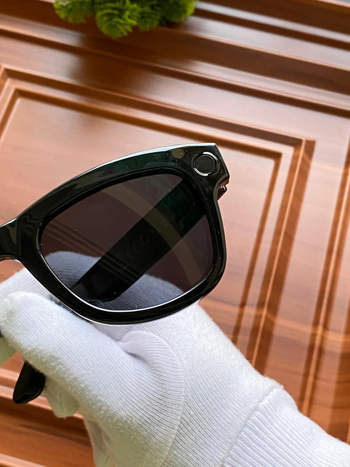 Smart Goggles with AI Camera, Voice Assistant & Built-In Music (Premium Replica) (Buy 1 Get 1 Free )