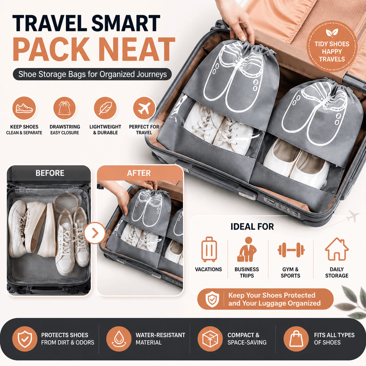 Travel Shoe Bags