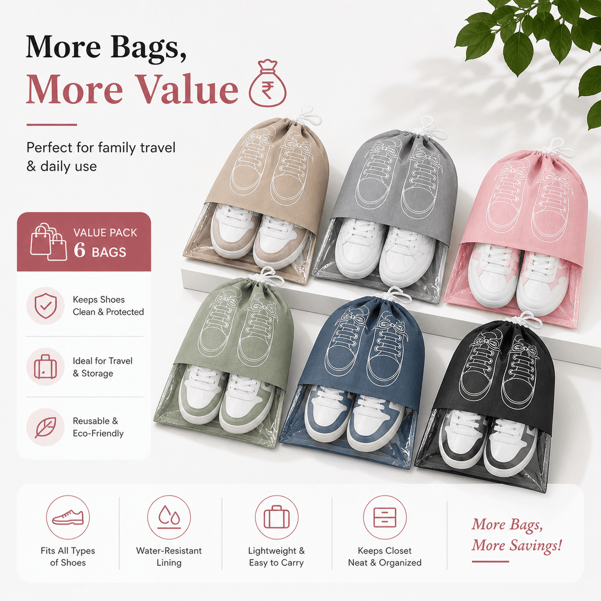 Travel Shoe Bags