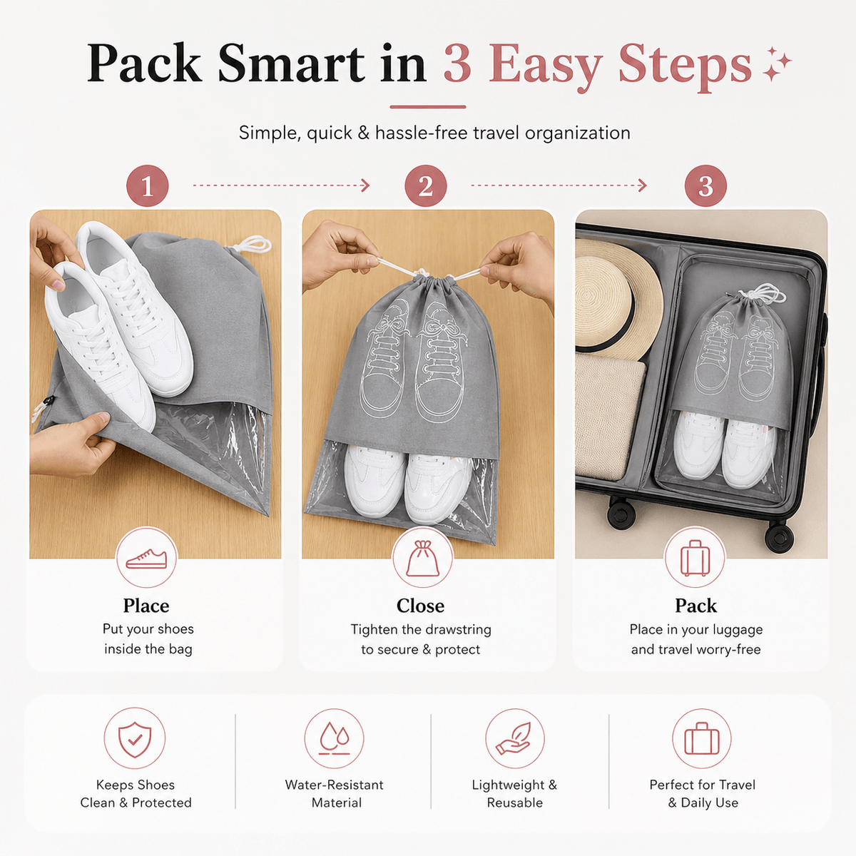 Travel Shoe Bags