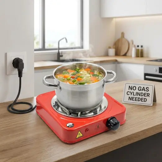 Flameless Electric Cooking Stove – The Smart Alternative to Gas Cylinders