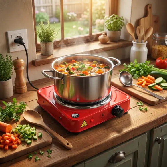 Flameless Electric Cooking Stove – The Smart Alternative to Gas Cylinders