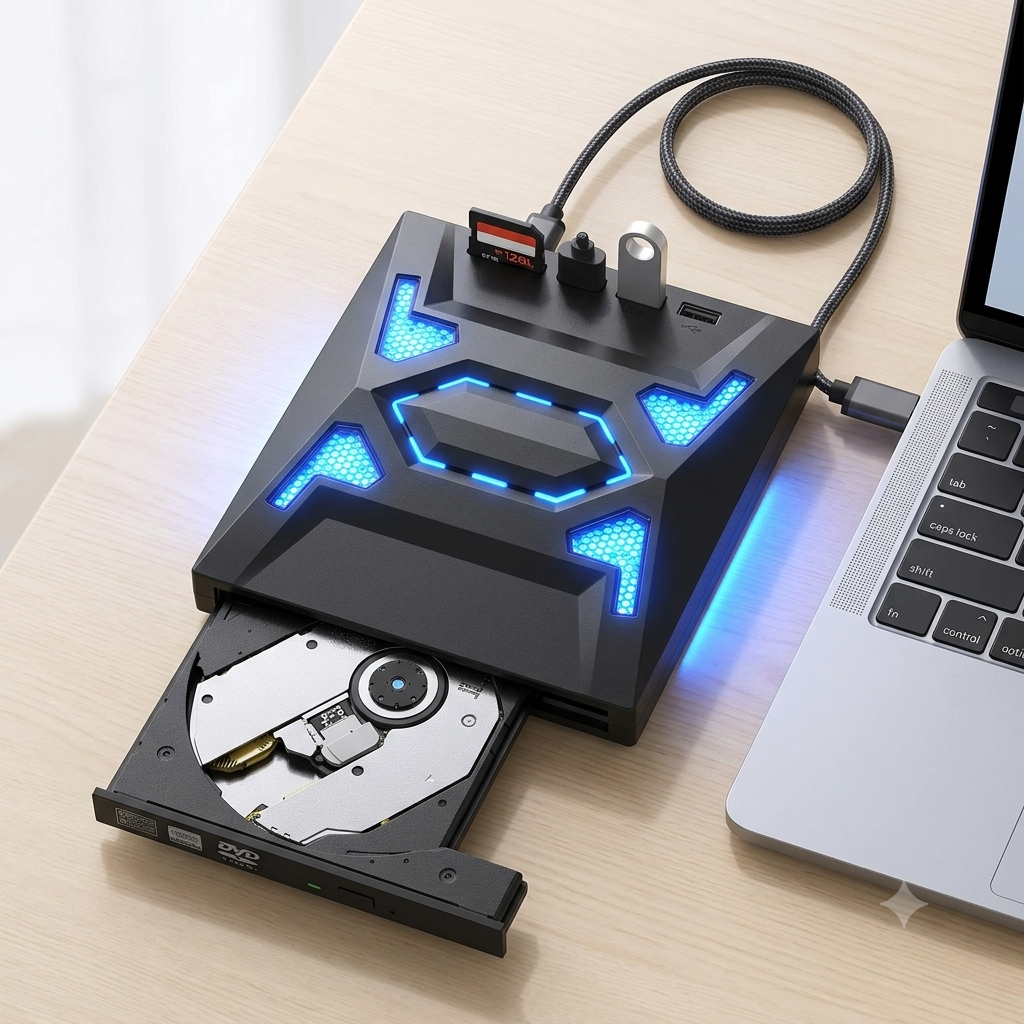 🔥MultiDrive 7-in-1 USB DVD & Blu-ray Drive (Buy 1 Get 1 Free)