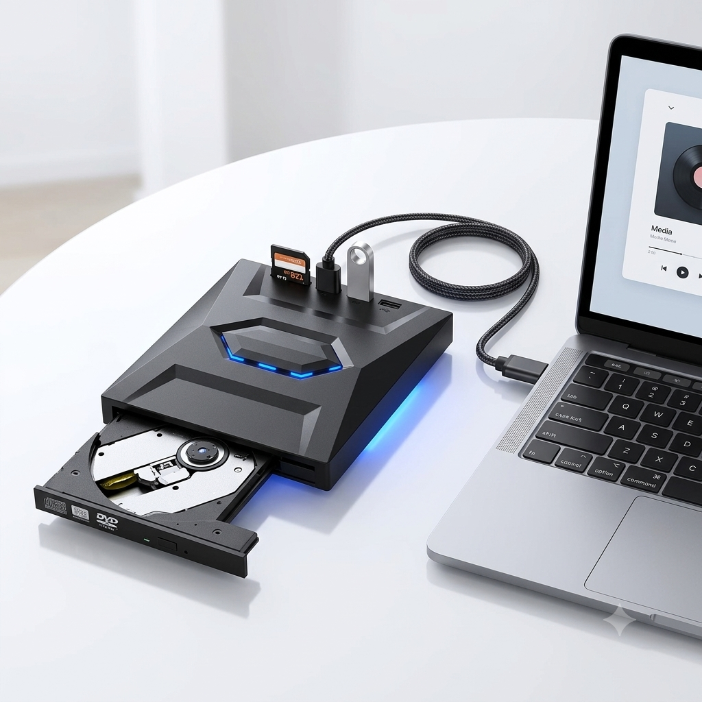 🔥MultiDrive 7-in-1 USB DVD & Blu-ray Drive (Buy 1 Get 1 Free)