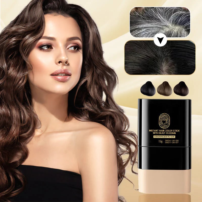 ⏰Black Friday Limited Sale 50% OFF!!✨Instant Hair Colour Stick with Built-In Comb🔥(Buy 1 Get 2 Free)