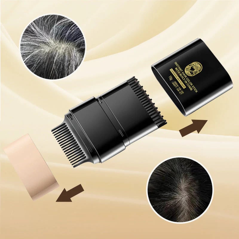 ⏰Black Friday Limited Sale 50% OFF!!✨Instant Hair Colour Stick with Built-In Comb🔥(Buy 1 Get 2 Free)